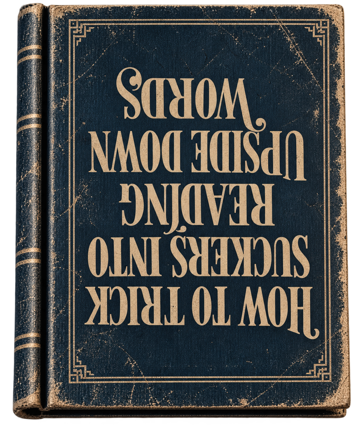How to Trick Suckers Into Reading Upside Down Words
